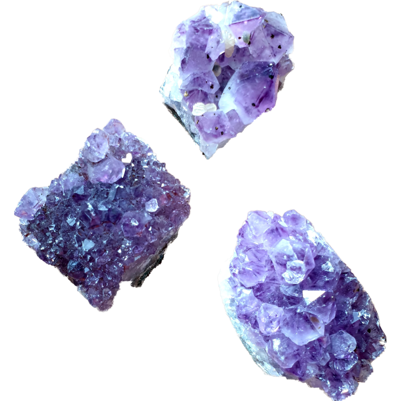 Amethist ruw 130 - 160 gram